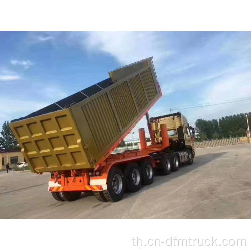 3 Axle Dump Semi Trailer Truck รถบรรทุกเทรลเลอร์